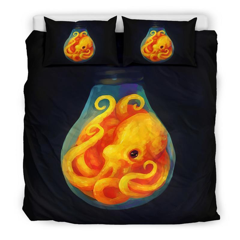 Octopus 01 Duvet Cover Set - Bedding Set