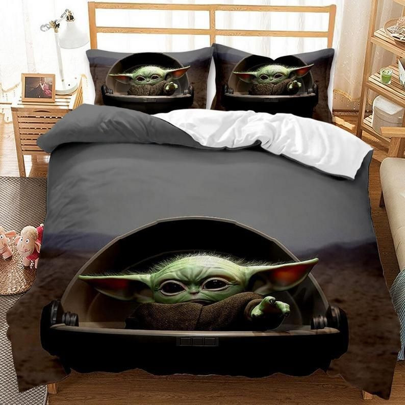 Star Wars Master Yoda 3 Duvet Cover Set - Bedding Set