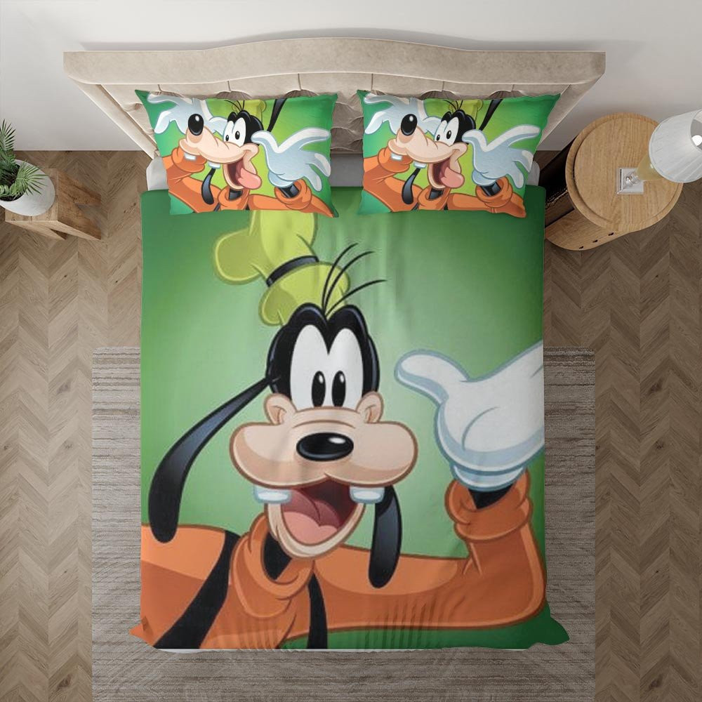 Disney Goofy Mickey Friends Duvet Cover Set - Bedding Set
