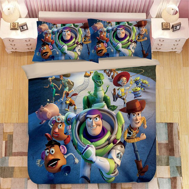 Disney Toy Story Sherif Woody Buzz Lightyear 01 Duvet Cover Set - Bedding Set