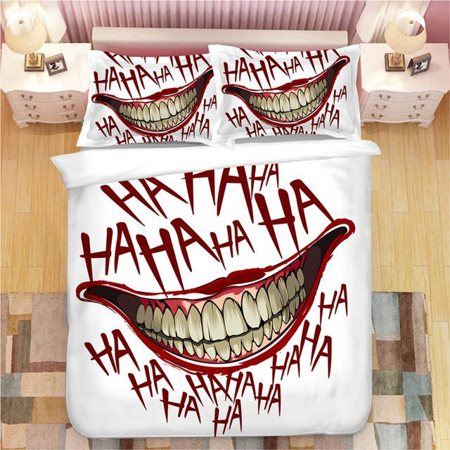 The Dark Knight Joker Ha Ha Duvet Cover Set - Bedding Set