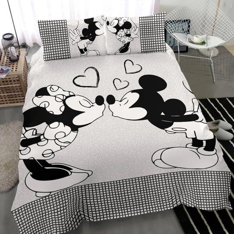 Disney Mickey Mouse Minnie Mouse 5 Duvet Cover Set - Bedding Set