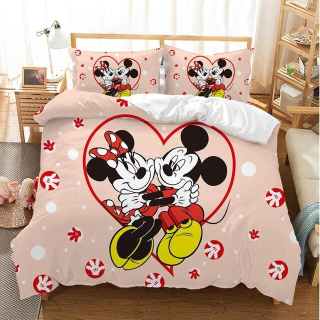 Mickey Minnie Mouse 223 Duvet Cover Set - Bedding Set