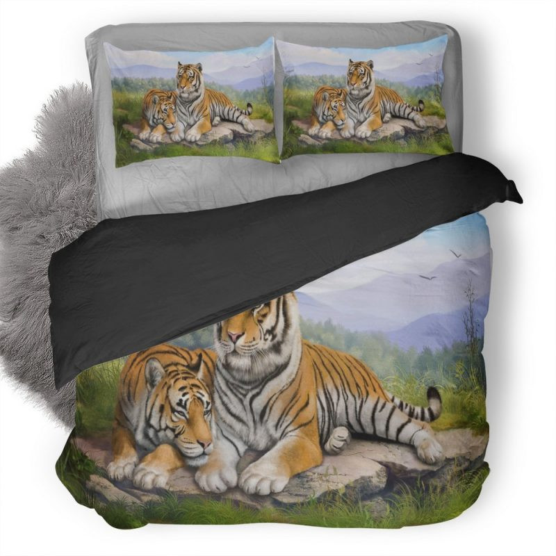 Tigers Art Duvet Cover Set - Bedding Set