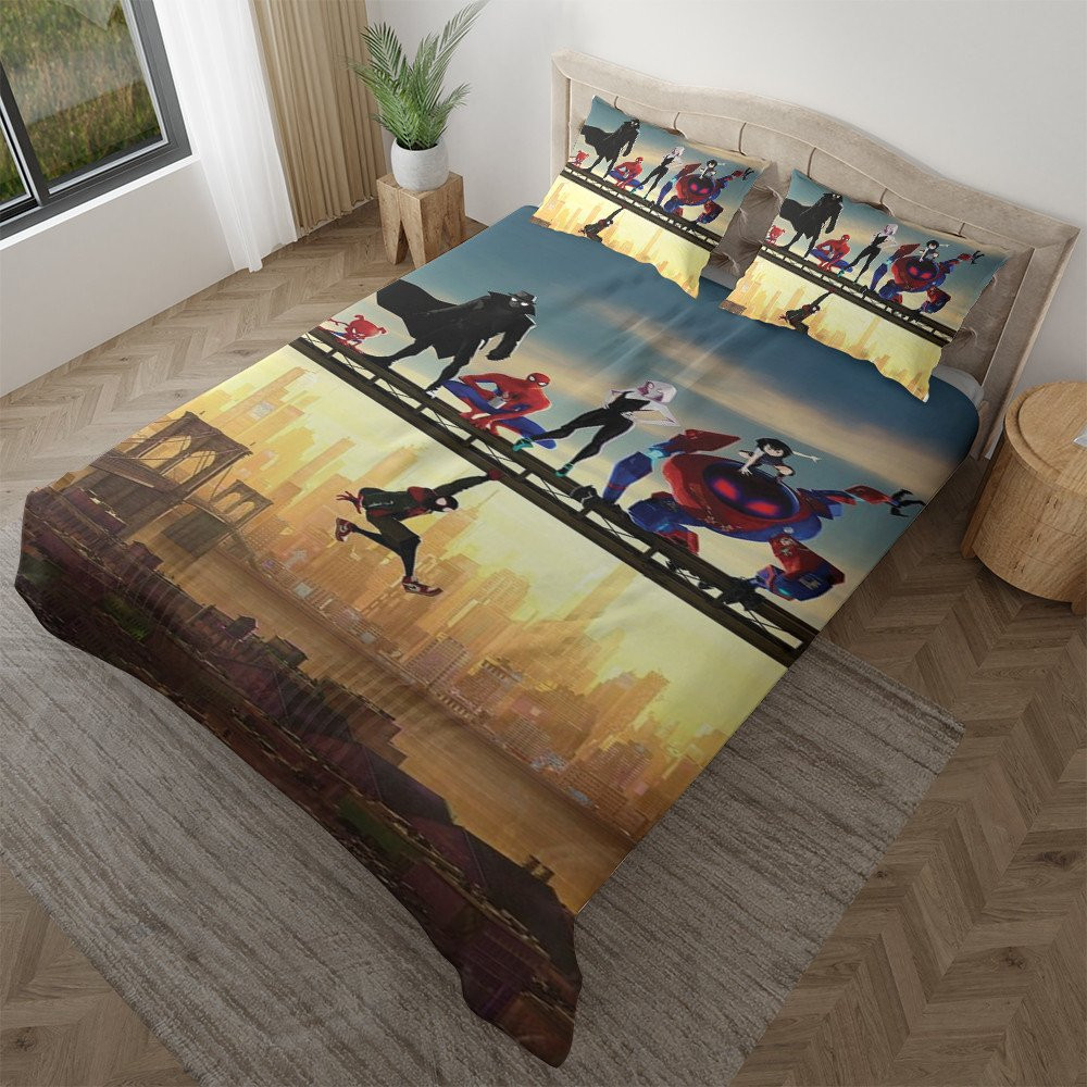 Spider Man Into The Spider Verse 03 Duvet Cover Set - Bedding Set