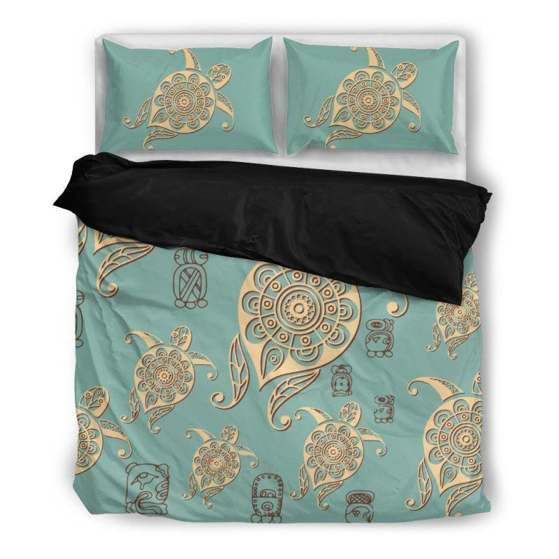 Honu Turtle Hawaiian Duvet Cover Set - Bedding Set