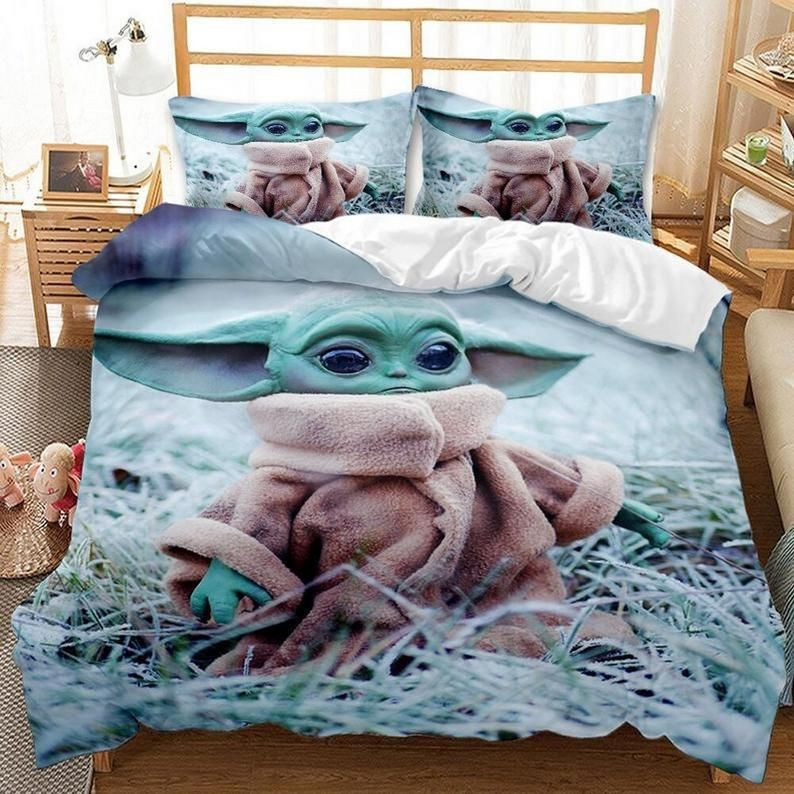 Star Wars Baby Yoda Duvet Cover Set - Bedding Set
