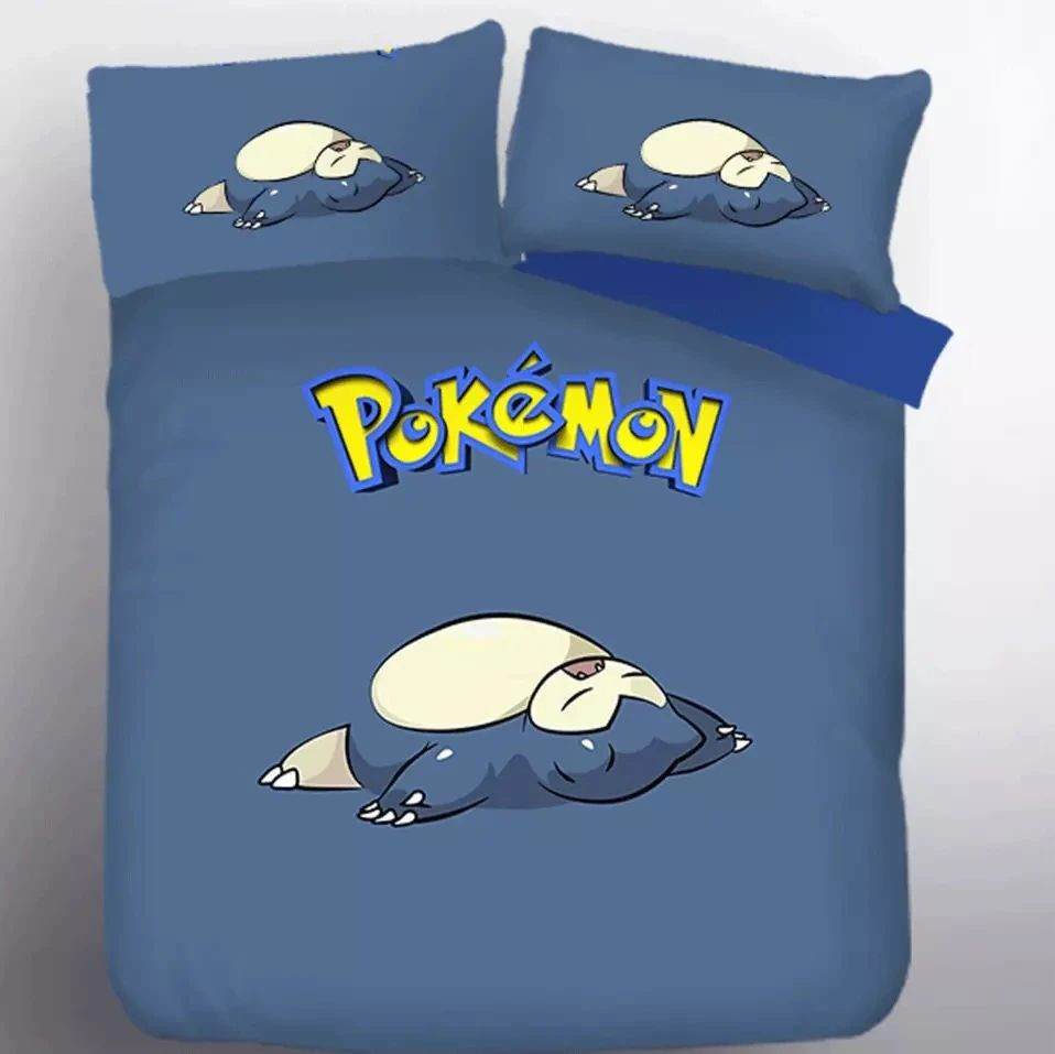 Pokemon Snorlax 2 Duvet Cover Set - Bedding Set