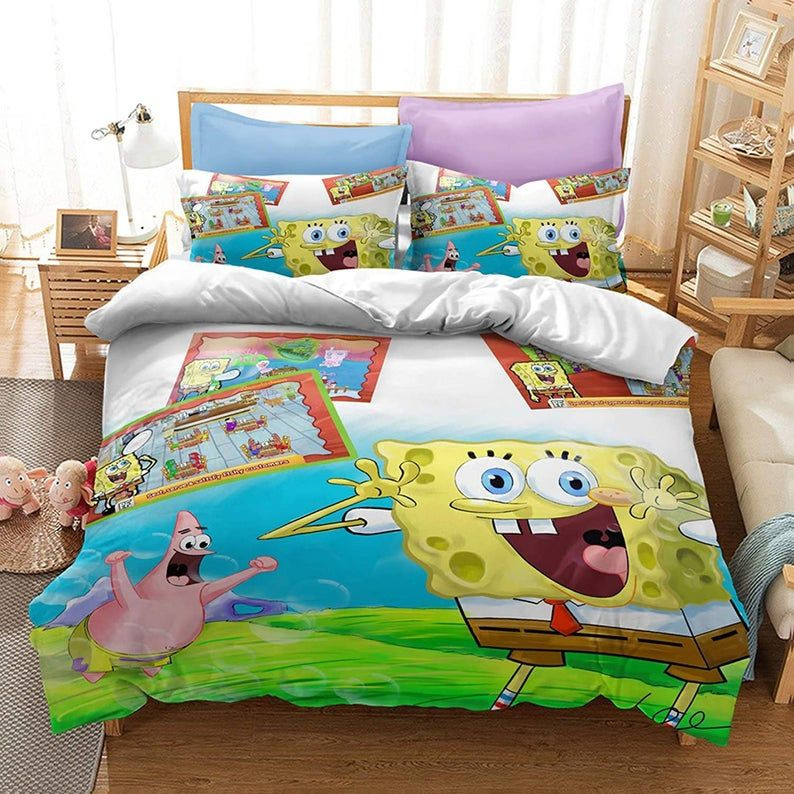 Spongebob Squarepants 32 Duvet Cover Set - Bedding Set