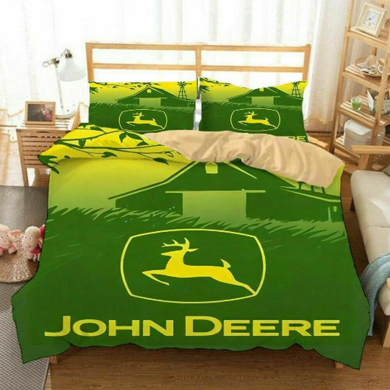 John Deere Agriculture Tractor 08 Duvet Cover Set - Bedding Set