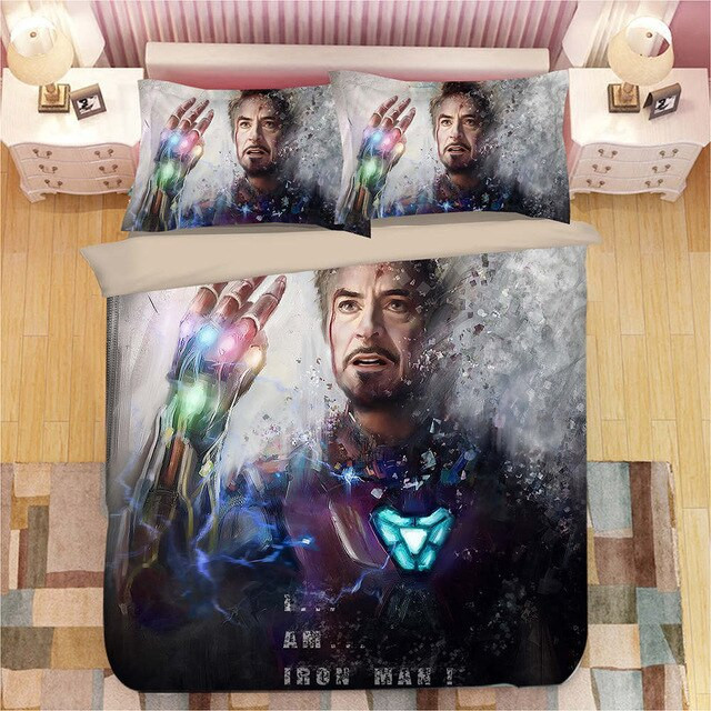 Avengers Iron Man 10 Duvet Cover Set - Bedding Set