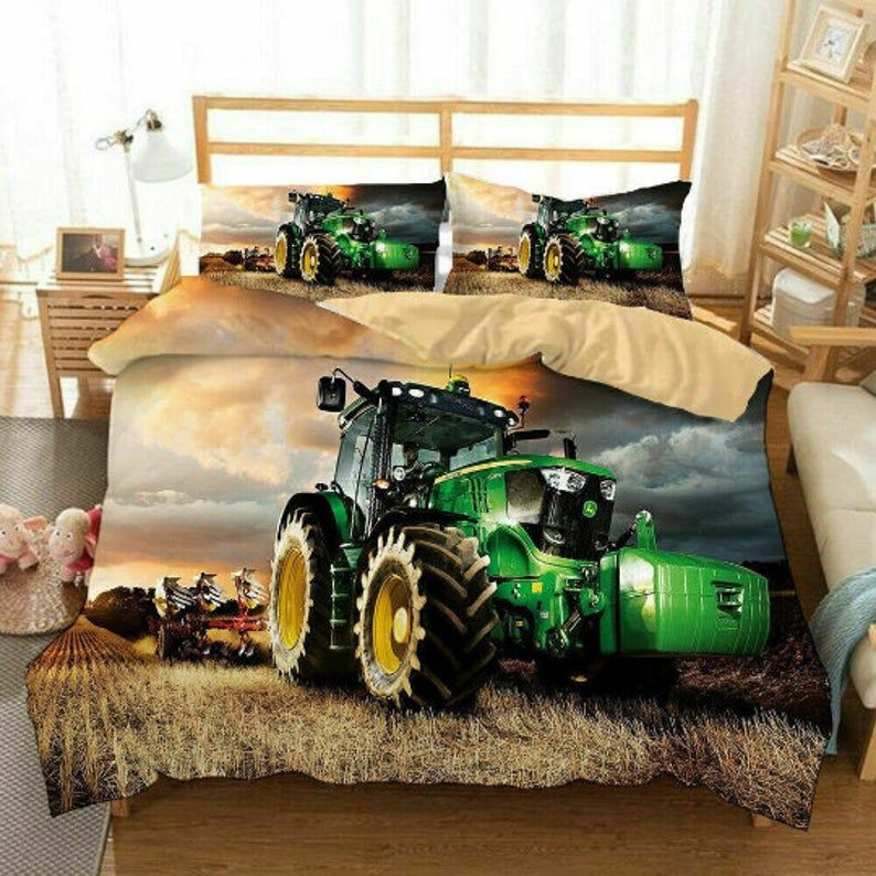 John Deere Agriculture Tractor 06 Duvet Cover Set - Bedding Set