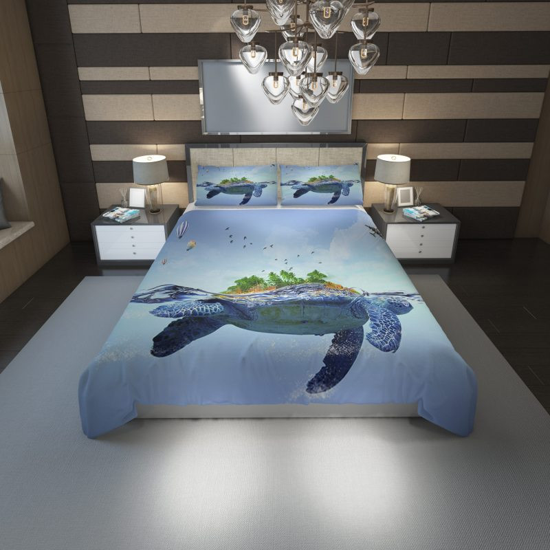 Turtle 12 Duvet Cover Set - Bedding Set