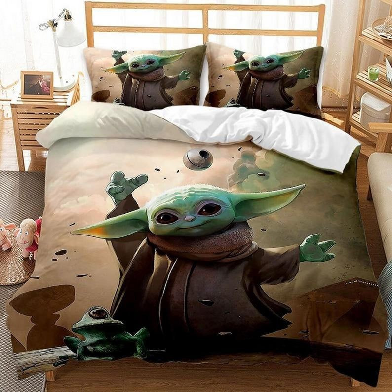 Star Wars Baby Yoda 2 Duvet Cover Set - Bedding Set