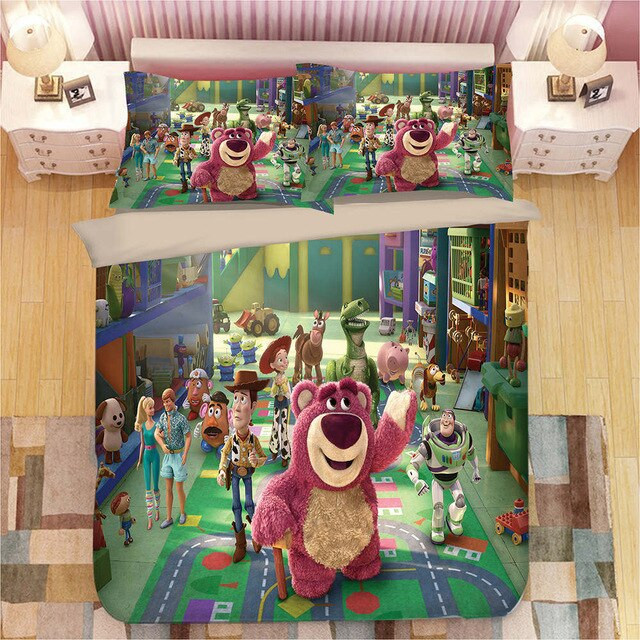 Disney Toy Story Sherif Woody Buzz Lightyear 14 Duvet Cover Set - Bedding Set