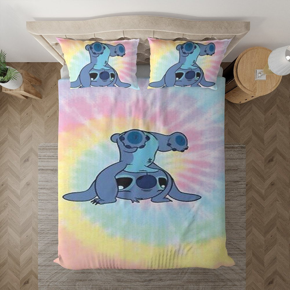 Lilo And Stitch Colorful Duvet Cover Set - Bedding Set