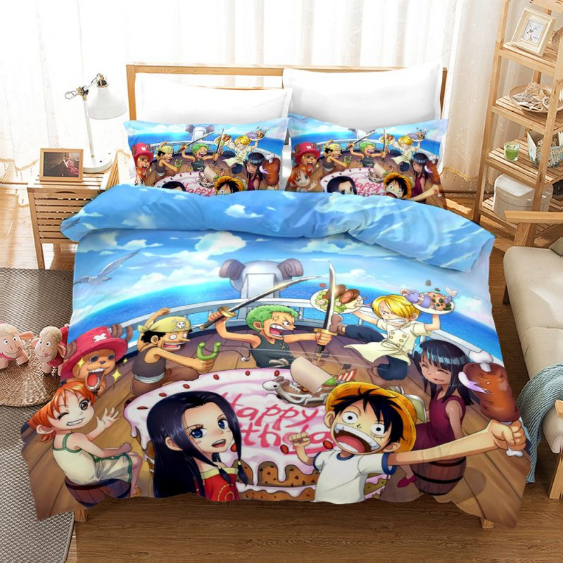 One Piece 34 All Characters Duvet Cover Set - Bedding Set