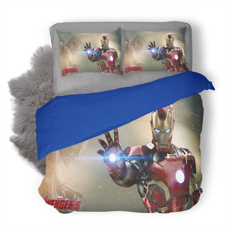 Avengers Age Of Ultron Iron Man Duvet Cover Set - Bedding Set