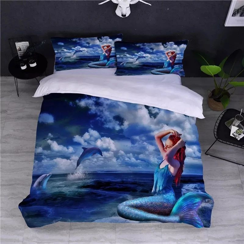 Mermaid 01 Duvet Cover Set - Bedding Set