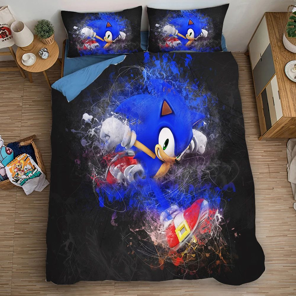 Sonic The Hedgehog 55 Duvet Cover Set - Bedding Set