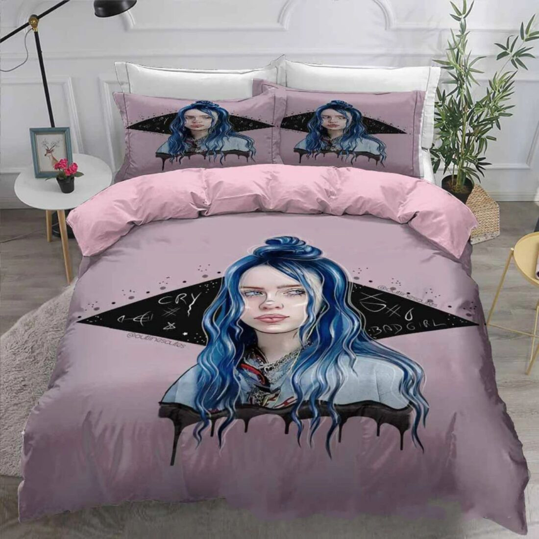 Billie Eilish 65 Duvet Cover Set - Bedding Set