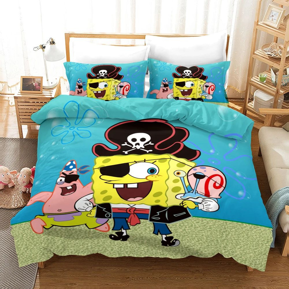Spongebob Squarepants 12 Duvet Cover Set - Bedding Set