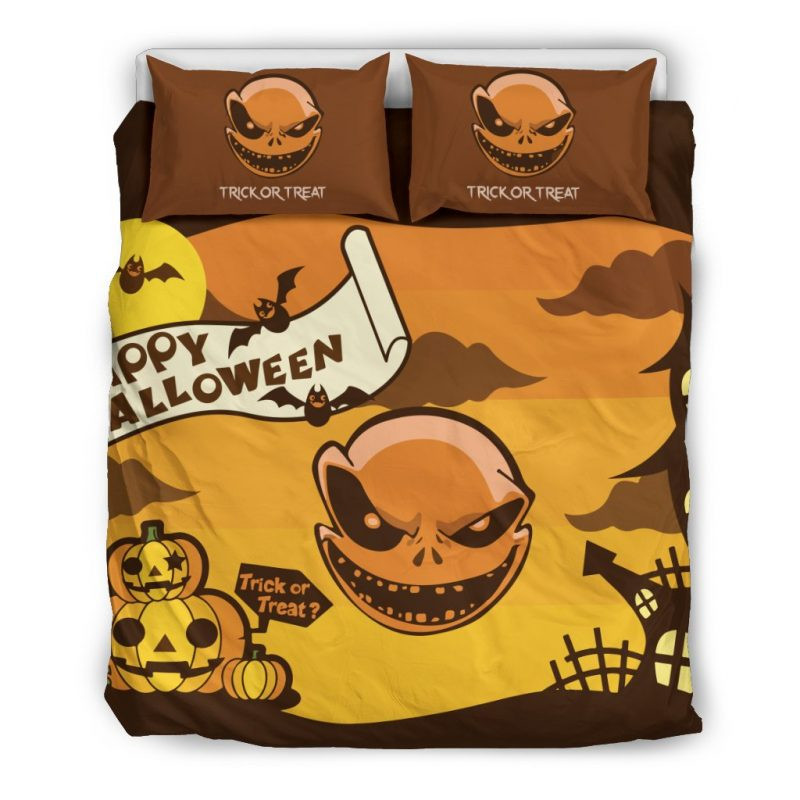 Jack Skellington Halloween 12 Duvet Cover Set - Bedding Set