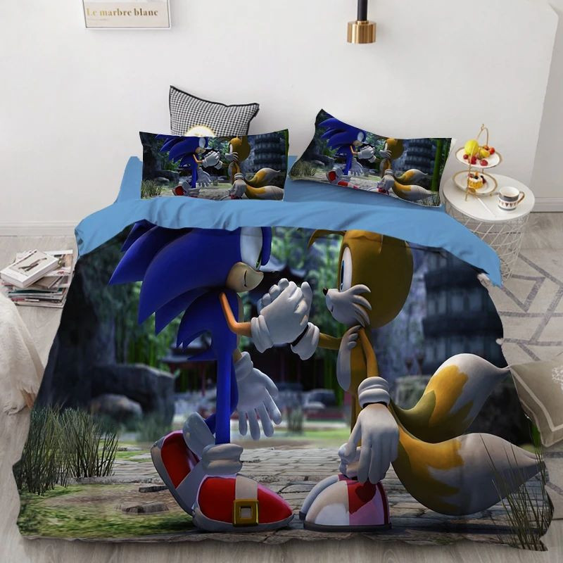 Sonic The Hedgehog 66 Duvet Cover Set - Bedding Set