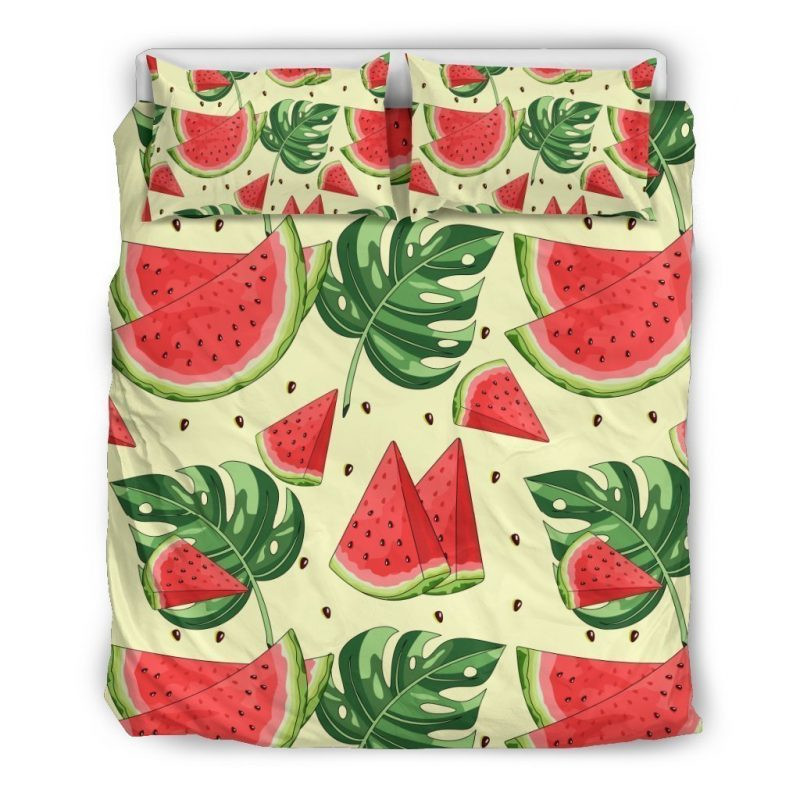 Cute Tropical Watermelon Duvet Cover Set - Bedding Set