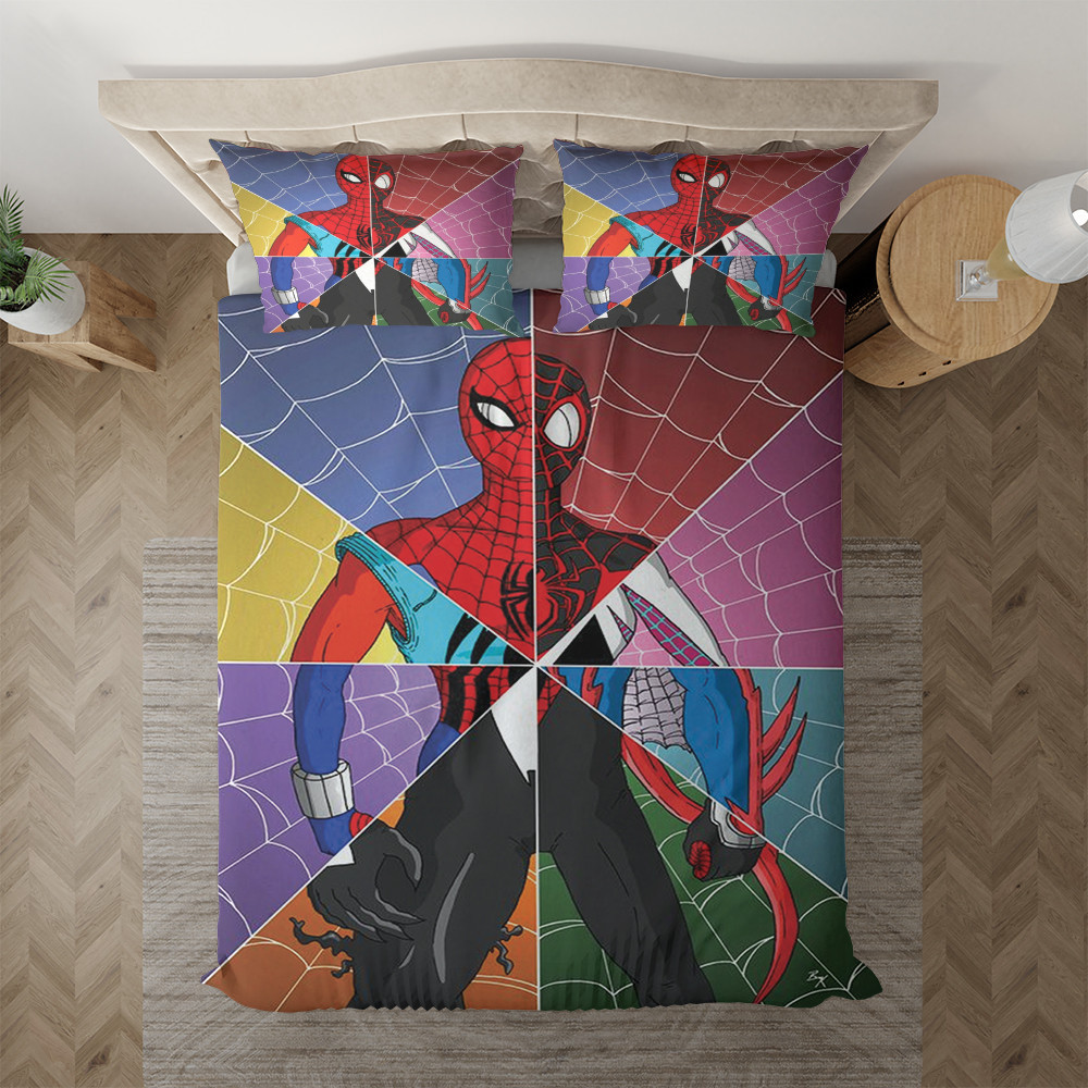 Spider Man Into The Spider Verse 02 Duvet Cover Set - Bedding Set