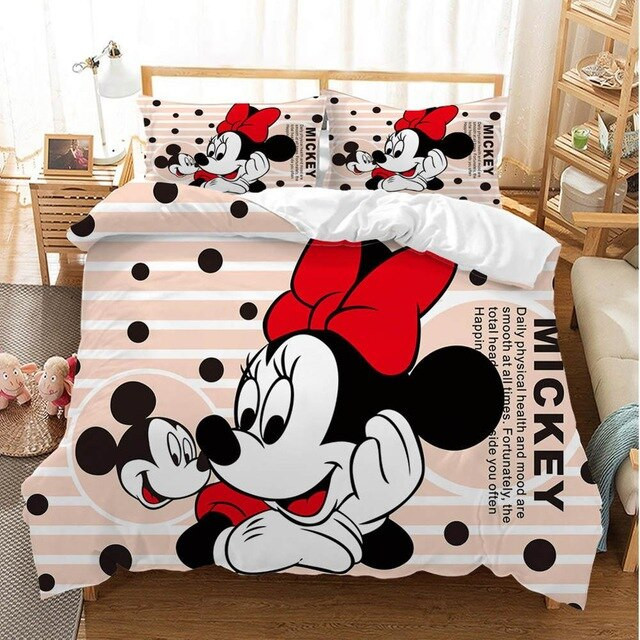 Mickey Minnie Mouse 224 Duvet Cover Set - Bedding Set