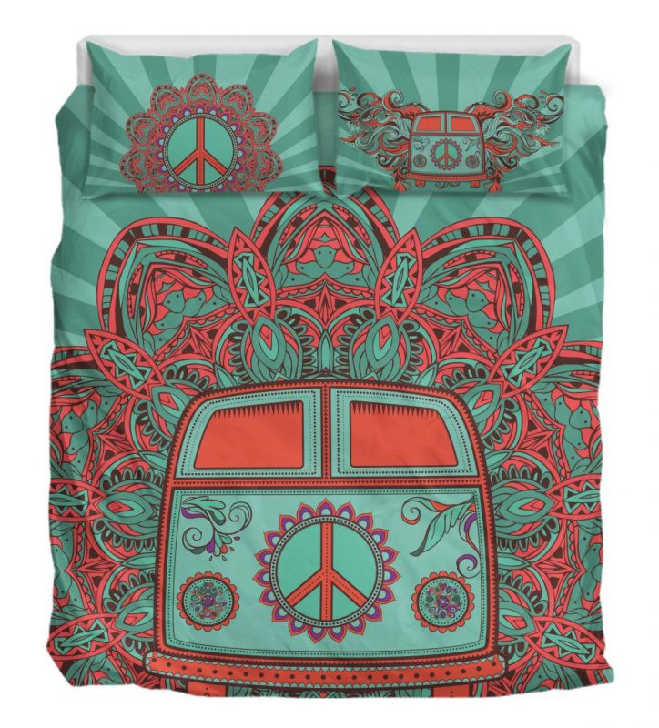 Hippie Bus 01 Duvet Cover Set - Bedding Set