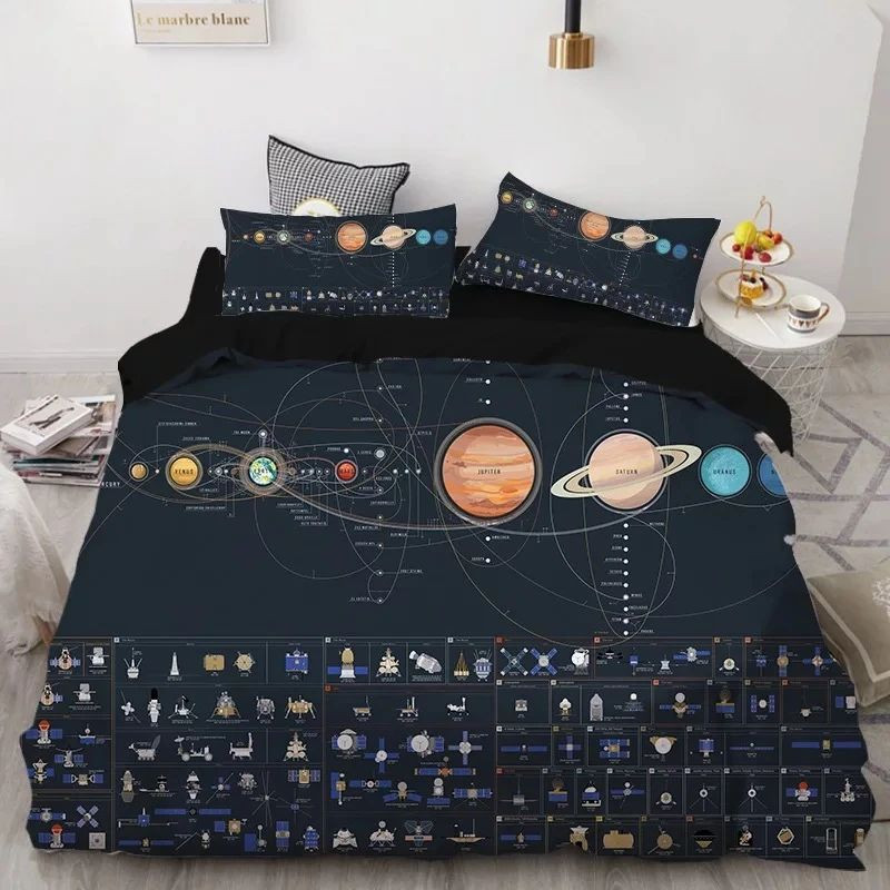 NASA Space 6 Duvet Cover Set - Bedding Set