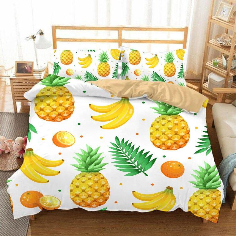 Pineapple Duvet Cover Set - Bedding Set