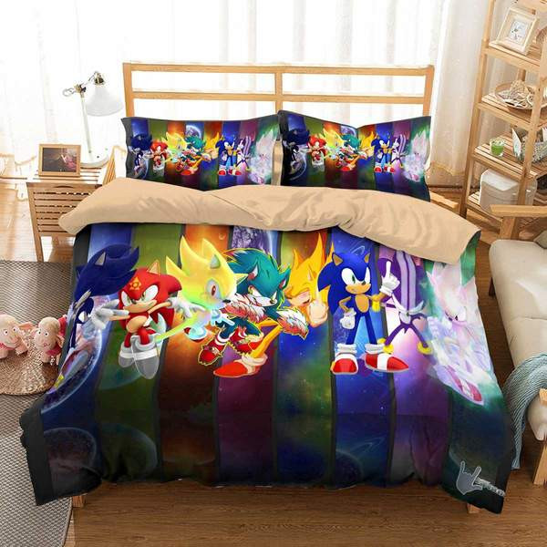 Sonic The Hedgehog 65 Duvet Cover Set - Bedding Set