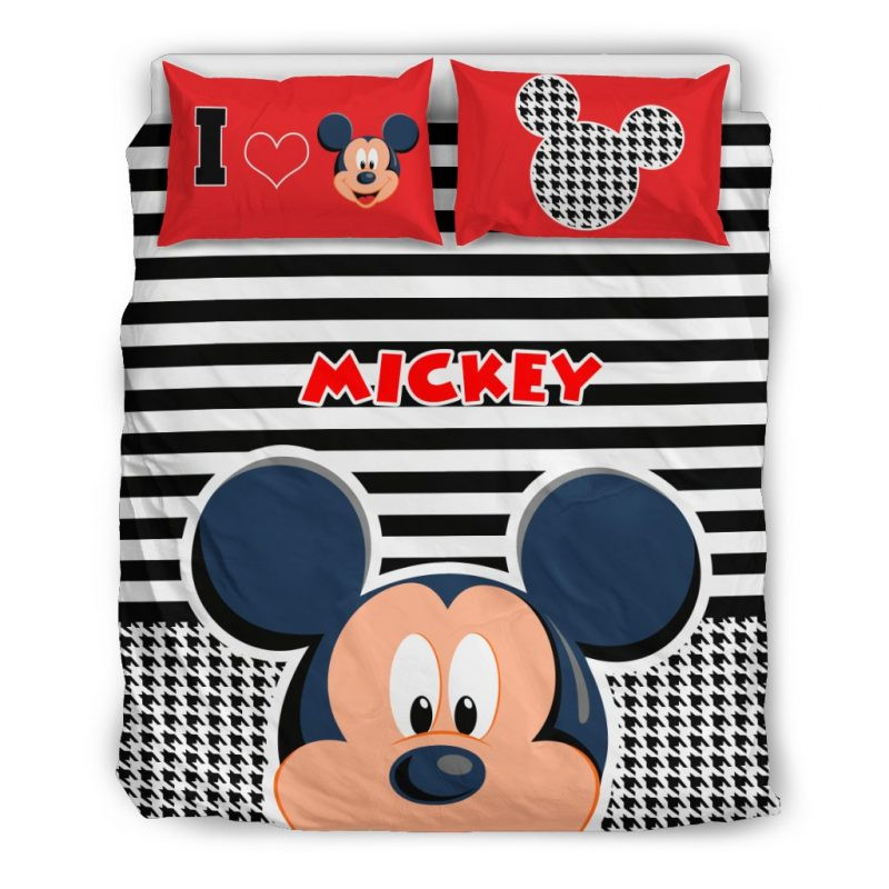 Mickey Disney I love Mickey Mouse Duvet Cover Set - Bedding Set