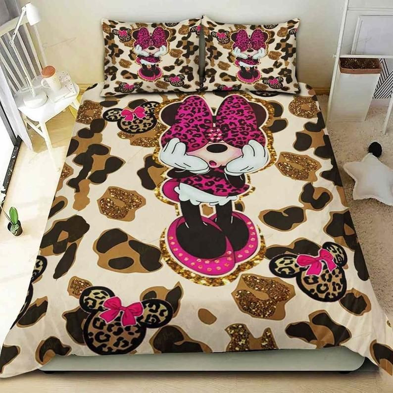 Disney Mickey Mouse Minnie Mouse Duvet Cover Set - Bedding Set