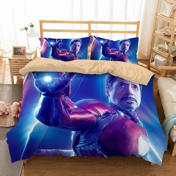 Avengers Infinity War Iron Man Duvet Cover Set - Bedding Set