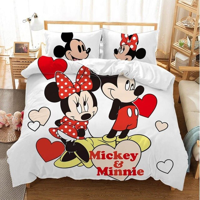 Mickey Minnie Mouse 235 Duvet Cover Set - Bedding Set