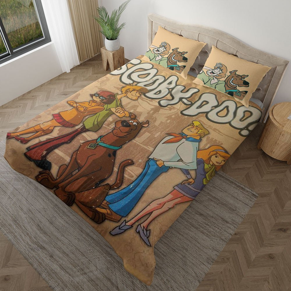 Scooby doo Vinage Duvet Cover Set - Bedding Set