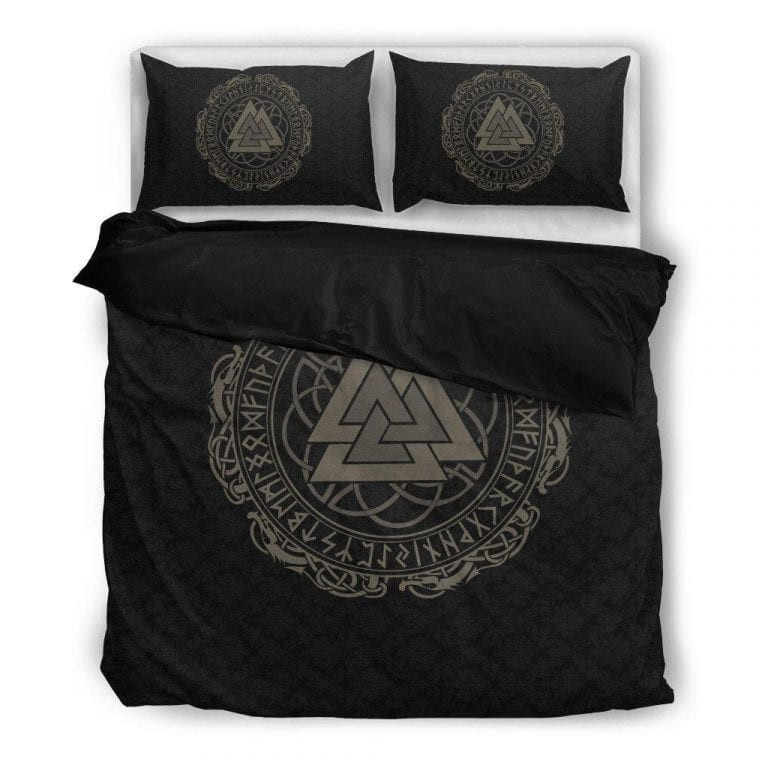 Valknut Viking Duvet Cover Set - Bedding Set