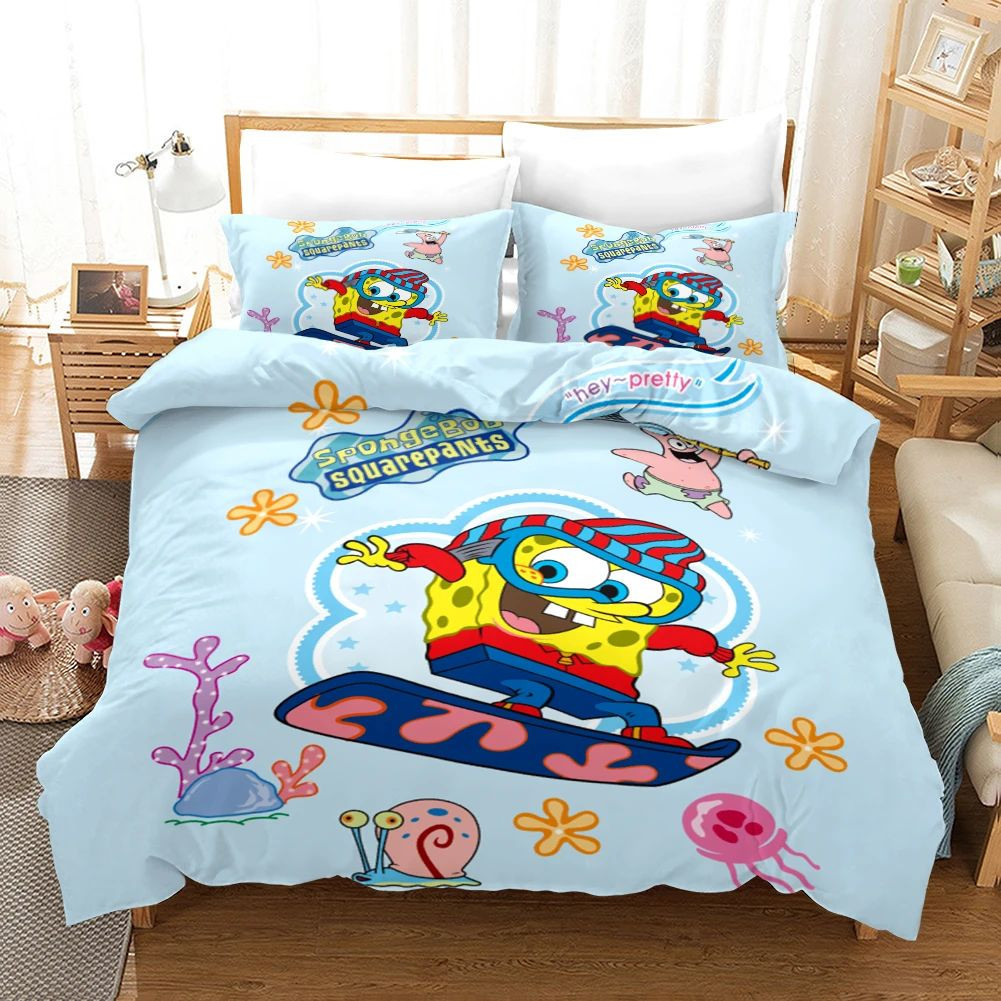 Spongebob Squarepants 46 Duvet Cover Set - Bedding Set