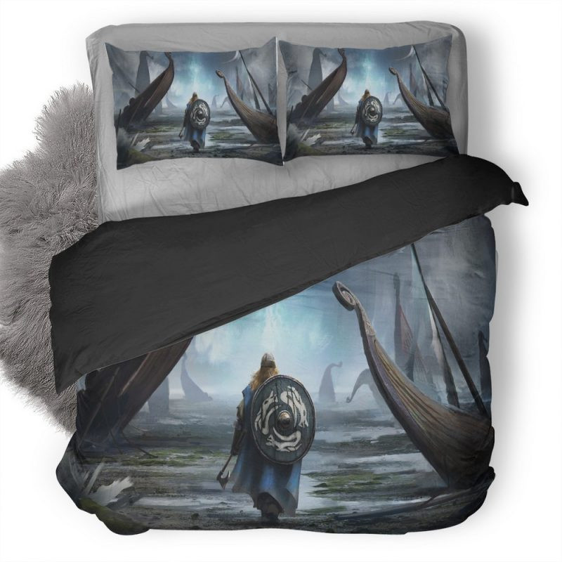 Viking Artwork Ml Duvet Cover Set - Bedding Set