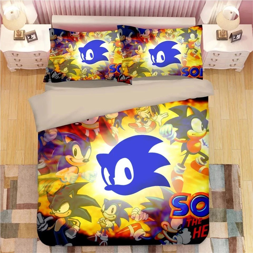 Sonic The Hedgehog 17 Duvet Cover Set - Bedding Set