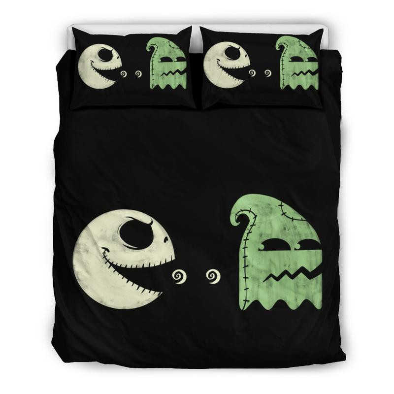 Pacman Jack Skellington Duvet Cover Set - Bedding Set