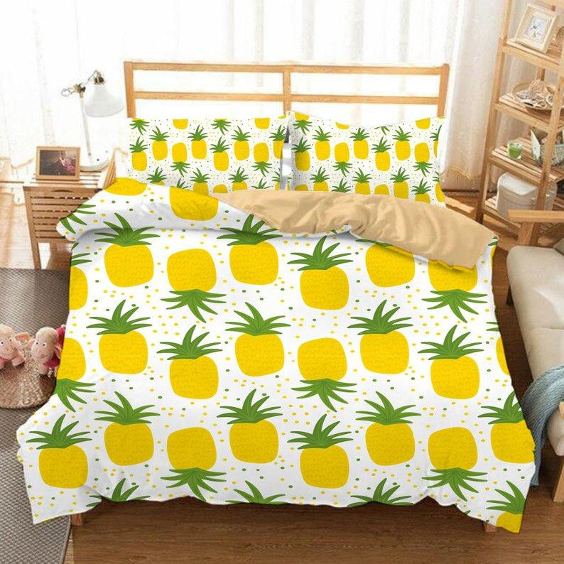 Pineapple 5 Duvet Cover Set - Bedding Set