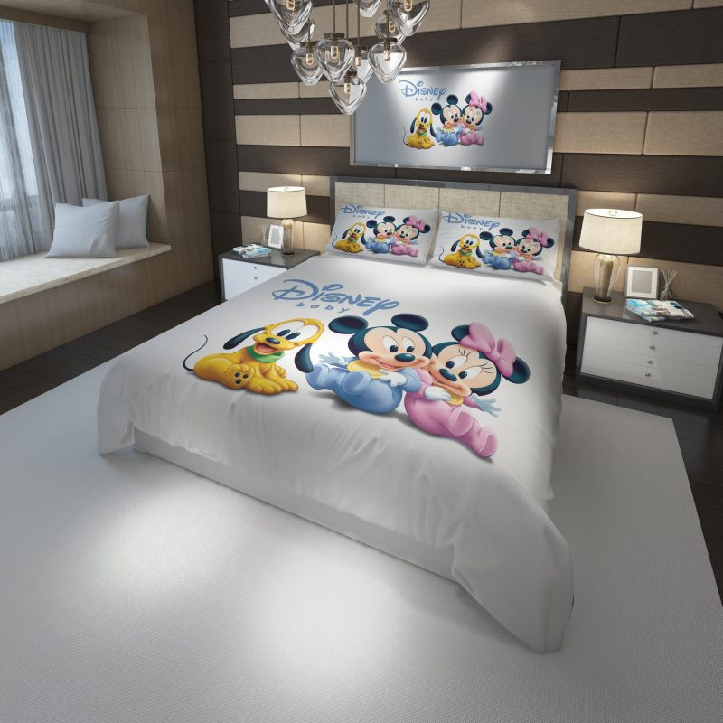 Minnie Mickey Mouse 2 Duvet Cover Set - Bedding Set