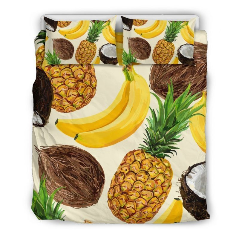Tropical Fruits Duvet Cover Set - Bedding Set