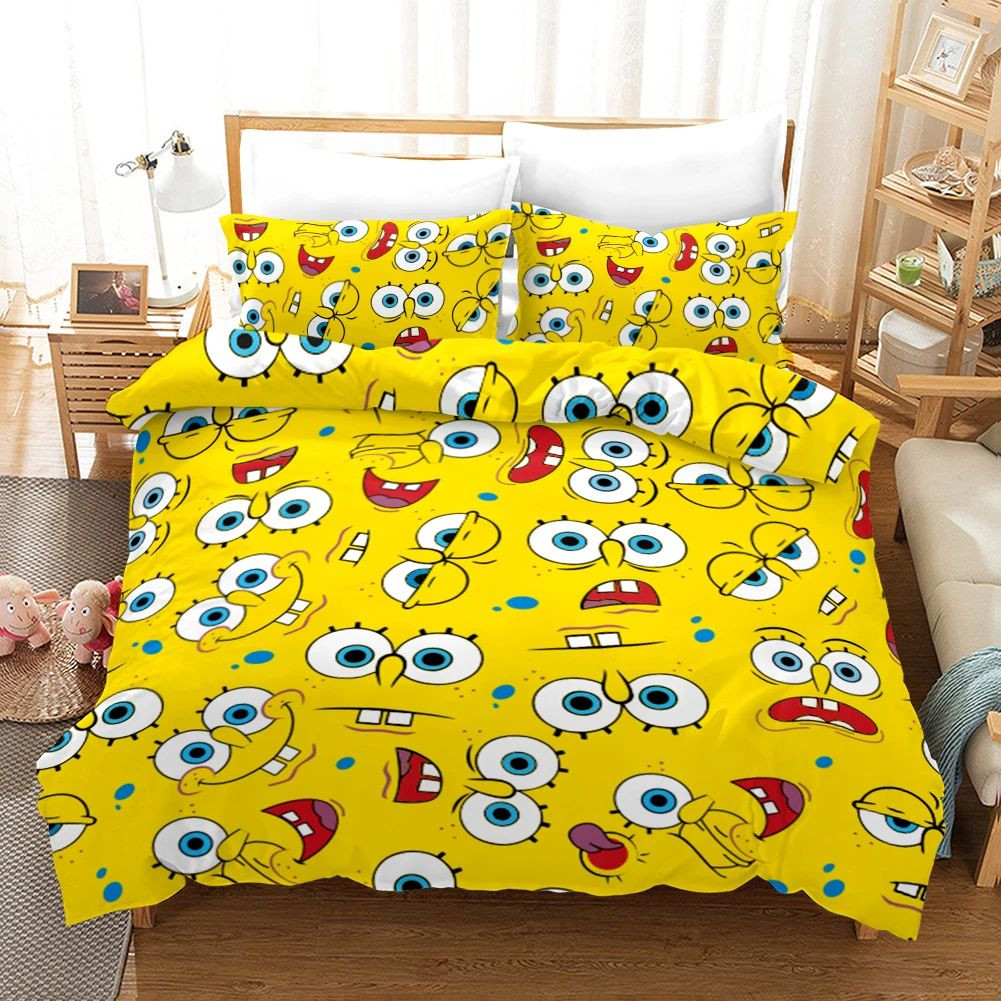 Spongebob Squarepants 17 Duvet Cover Set - Bedding Set