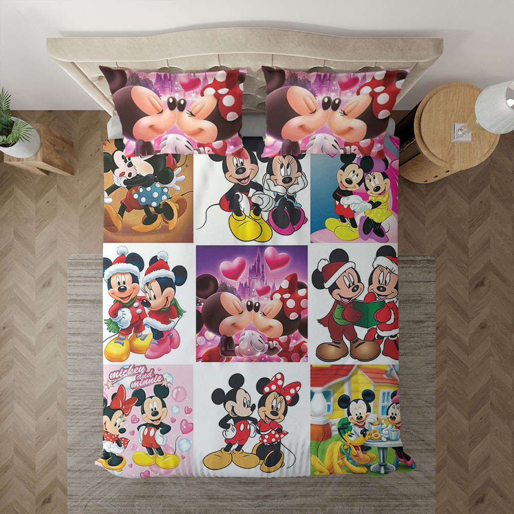 Mickey and Minnie Disney 1 Duvet Cover Set - Bedding Set